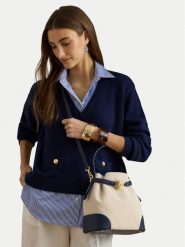 LAUREN RALPH LAUREN Torebka 431P04294004 Beżowy. Brązowe torebki do ręki damskie Lauren Ralph Lauren, bez wzorów, z materiału, bez dodatków. Za 1,699.00 zł.