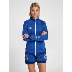 Damska kurtka zapinana na zamek Hummel hmlLEAD poly. Niebieskie kurtki damskie Hummel, na wiosnę, xl, bez wzorów, z materiału, bez kaptura. Za 176.70 zł.