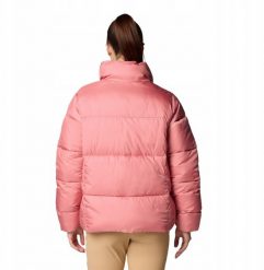 Columbia Puffect II Full Zip Jacket 2090291629 Różowe L. Czerwone kurtki męskie Columbia, l, bez wzorów, bez kaptura. Za 438.47 zł.