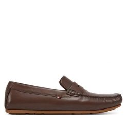 Mokasyny Tommy Hilfiger. Brązowe mokasyny męskie Tommy Hilfiger. Za 419.99 zł.