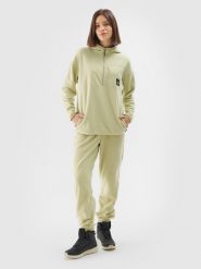 4F Spodnie dresowe polarowe damskie - khaki S. Brązowe spodnie dresowe damskie 4f, s, bez wzorów, z dresówki. W wyprzedaży za 59.99 zł.