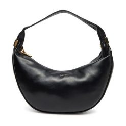 Torebka Calvin Klein. Czarne torebki do ręki damskie Calvin Klein, bez wzorów, klasyczne, bez dodatków. Za 269.99 zł.