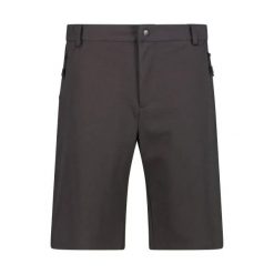 Bermudy techniczne compact CMP. Brązowe szorty męskie CMP, m, bez wzorów, z tkaniny, eleganckie. Za 253.00 zł.