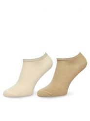 Tommy Hilfiger Skarpety krótkie 343024001 Beżowy. Brązowe skarpety damskie Tommy Hilfiger, bez wzorów, z bawełny. Za 49.99 zł.