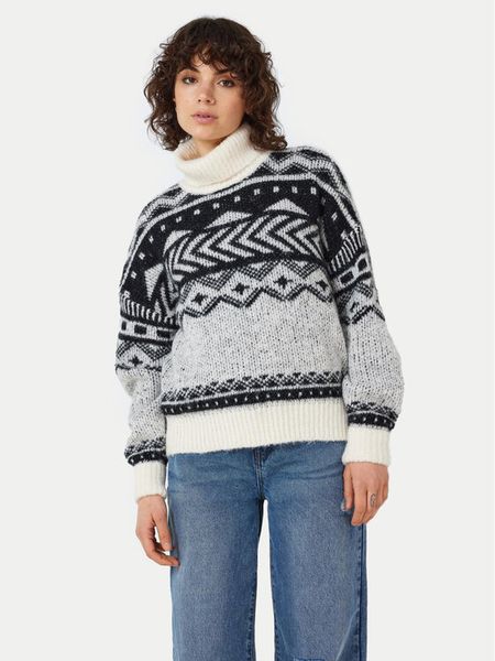 Noisy May Golf Share 27022322 Beżowy Standard Fit. Brązowe swetry damskie Noisy may, l, bez wzorów, z syntetyku, bez kołnierzyka, bez ramiączek, bez kaptura. Za 129.99 zł.