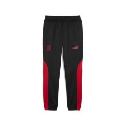 Męskie spodnie AC Milan ftblNRGY+ PUMA Black For All Time Red. Czarne spodnie sportowe męskie Puma, m, z aplikacjami, do piłki nożnej. W wyprzedaży za 234.00 zł.