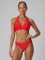 4F Góra od bikini damska - czerwona L. Czerwone bikini damskie 4f, l, bez wzorów. W wyprzedaży za 39.99 zł.