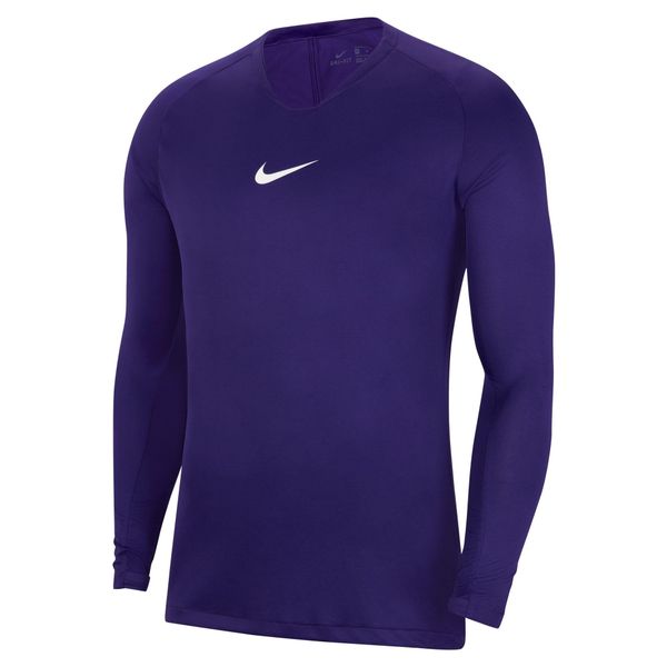 Bluza Męska Park DriFIT Base Layer Top. Fioletowe bluzy męskie Nike, l, bez wzorów, z materiału, bez kaptura. Za 124.80 zł.