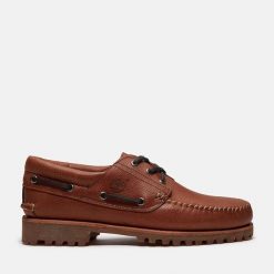 Timberland Auth Boat Shoe Mokasyny męskie. Brązowe mokasyny męskie Timberland, z gumy, biznesowe. Za 629.99 zł.