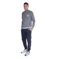 Męski dres College ze stójką i zamkiem błyskawicznym. Czarne buty sportowe męskie LEONE 1947 APPAREL, z dresówki, bez zapięcia, na fitness i siłownię. W wyprzedaży za 223.60 zł.