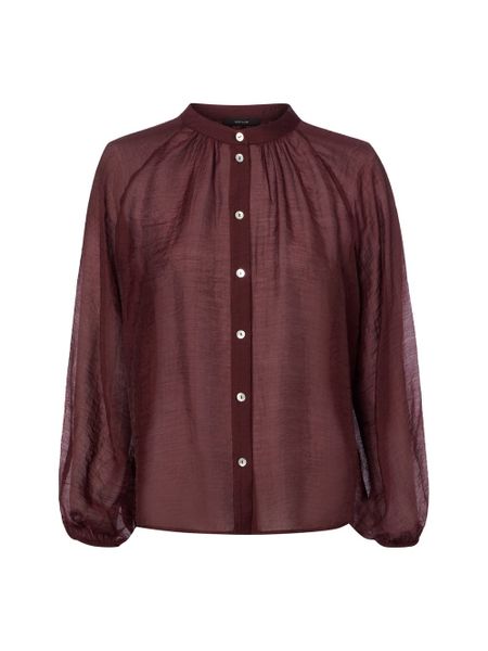 Opus Bluzka-tunika Kobiety Lyocell czerwony, 36. Czerwone bluzki damskie Opus, bez wzorów, z lyocellu, eleganckie, bez kołnierzyka, bez ramiączek. Za 349.95 zł.