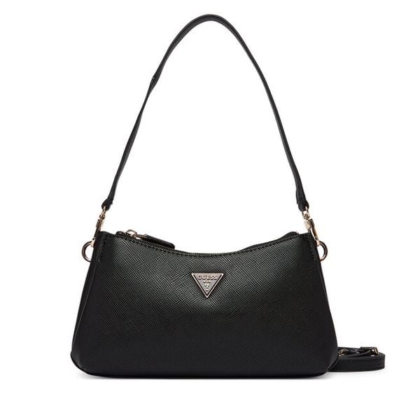 Torebka Guess. Czarne torebki do ręki damskie Guess, z aplikacjami, klasyczne, bez dodatków. Za 589.99 zł.