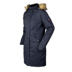 Parka outdoorowa HORKA Typhoon. Niebieskie parki damskie Horka, s, bez wzorów, z materiału, biznesowe, bez kaptura. Za 677.00 zł.