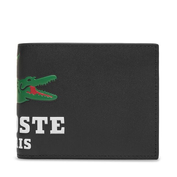 Portfel Lacoste. Niebieskie portfele męskie Lacoste, bez wzorów. Za 469.99 zł.