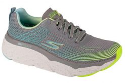 Buty do biegania damskie, Skechers Max Cushioning Elite - Galaxy Burst. Szare obuwie sportowe damskie Skechers, bez wzorów, z materiału, do biegania. Za 359.99 zł.