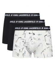 KARL LAGERFELD Komplet 3 par bokserek A3M47013 Kolorowy. Bokserki męskie KARL LAGERFELD, m, bez wzorów, z bawełny. Za 149.99 zł.
