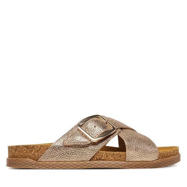 Klapki Lasocki. Żółte klapki damskie Lasocki, bez wzorów, bez obcasa. Za 159.99 zł.