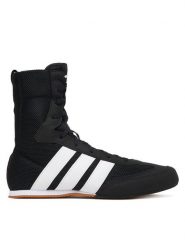 Adidas Buty bokserskie Box Hog Classic JQ8538 Czarny. Czarne buty sportowe męskie Adidas, z materiału, bez zapięcia. Za 298.99 zł.