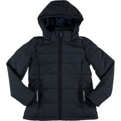 Kurtka zimowa w kolorze granatowym. Buty zimowe dziewczęce marki CMP Kids. W wyprzedaży za 195.95 zł.