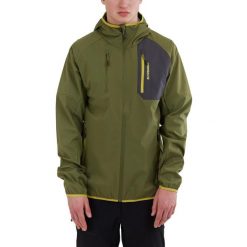 Kurtka softshellowa męska Fundango Alloy Hooded Softshell. Zielone kurtki męskie Fundango, l, bez wzorów, z softshellu, bez kaptura. Za 549.90 zł.