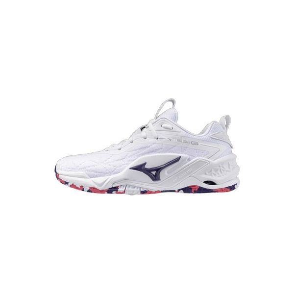 Damskie buty halowe Mizuno Wave Stealth Neo. Białe obuwie sportowe damskie Mizuno, bez wzorów, mizuno wave. W wyprzedaży za 560.10 zł.