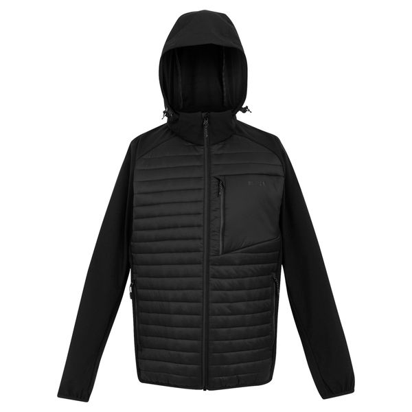 Kurtka Męska Pro Hybrid II. Czarne kurtki męskie Regatta, l, bez wzorów, z materiału, z kapturem. Za 143.99 zł.