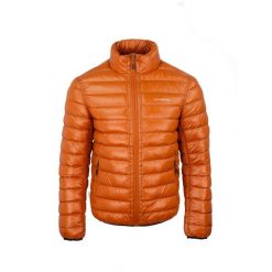 Kurtka puchowa męska BERGSON Solvorn2. Brązowe kurtki męskie Bergson, m, bez wzorów, z puchu, sportowe, bez kaptura. W wyprzedaży za 519.00 zł.