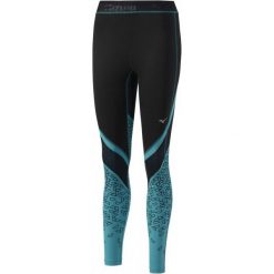 Mizuno Damskie Spodnie Impprinted Longtight/Black/Tile Blue S. Spodnie sportowe damskie marki Nike. W wyprzedaży za 189.00 zł.