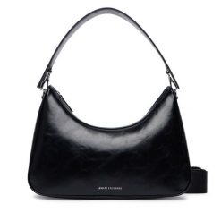 Torebka Armani Exchange. Czarne torebki do ręki damskie Armani Exchange, bez wzorów, klasyczne, bez dodatków. Za 589.99 zł.