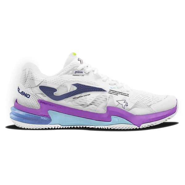 Buty damskie Joma Roland Lady Clay white violet 37. Białe obuwie sportowe damskie Joma, bez wzorów. Za 399.00 zł.
