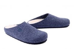 DR. BRINKMANN 320261-05 blau, kapcie damskie. Niebieskie kapcie damskie Dr. Brinkmann, bez wzorów. Za 146.07 zł.