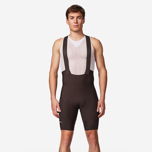 Spodenki rowerowe szosowe męskie Van Rysel Endurance EDR. Brązowe buty sportowe męskie VAN RYSEL, na jesień, m, bez wzorów, z elastanu. Za 219.99 zł.