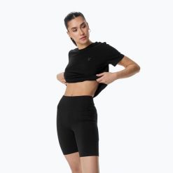 Spodenki treningowe damskie Cardio Bunny Biker. Czarne szorty sportowe damskie Cardio Bunny, l, bez wzorów, z elastanu, eleganckie, na fitness i siłownię. Za 159.99 zł.
