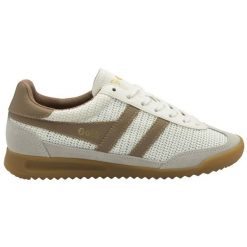 Sznurowane trampki damskie Gola Tornado Zephyr. Białe trampki i tenisówki damskie Gola, bez wzorów, z gumy, retro, bez zapięcia. Za 373.00 zł.