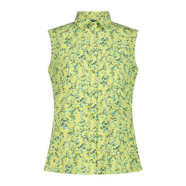 Koszula damska turystyczne CMP 34S6176. Zielone koszule damskie CMP, l, bez wzorów, sportowe, bez kołnierzyka, bez ramiączek. Za 222.00 zł.