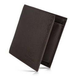 Portfel skórzany męski PAOLO PERUZZI IN-30-BR brązowy. Brązowe portfele męskie Paolo Peruzzi, bez wzorów, ze skóry. Za 59.99 zł.