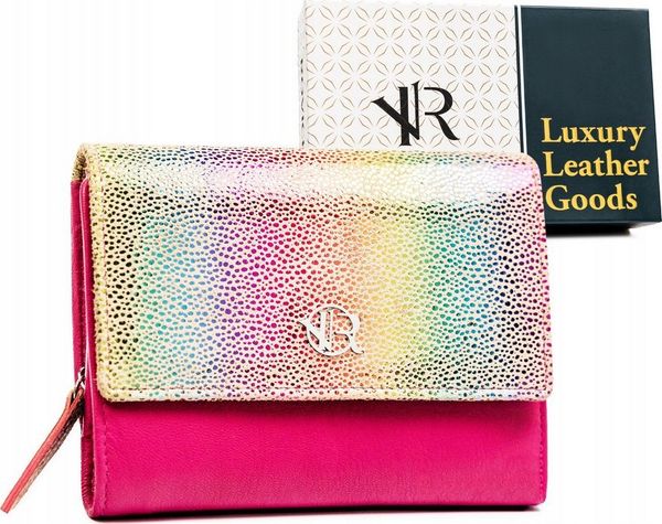 Rovicky Skórzana damska portmonetka elegancka od Rovicky NoSize. Portfele damskie ROVICKY, bez wzorów. Za 178.44 zł.