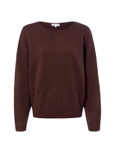 Marie Lund Sweter Kobiety brązowy, S. Brązowe swetry damskie Marie Lund, s, bez wzorów, z wełny, bez kołnierzyka, bez ramiączek, bez kaptura. Za 249.95 zł.