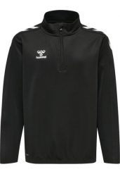 Bluza dziecięca Hummel hmlCORE XK. Czarne bluzy dla chłopców Hummel, bez wzorów, z polaru, bez ramiączek, bez kaptura. Za 188.50 zł.