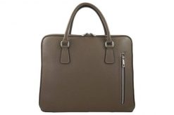 Torba skórzana na laptopa BARBERINI'S c. beżowa 899-9. Brązowe torby na laptopa damskie Barberinis, bez wzorów, ze skóry. Za 349.99 zł.