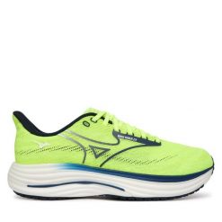 Buty do biegania Mizuno. Zielone buty sportowe męskie Mizuno, bez zapięcia, do biegania, mizuno wave. Za 689.99 zł.