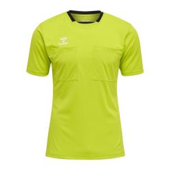 Hummel Koszulka sędziowska arbitra sędzia Referee Chevron Jersey. Zielone koszulki sportowe męskie Hummel, na lato, m, bez wzorów, z jersey, bez kołnierzyka, bez ramiączek, do piłki nożnej. Za 72.00 zł.