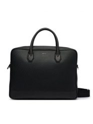 BOSS Torba na laptopa 50573486 Czarny. Czarne torby na laptopa męskie Boss, bez wzorów, ze skóry. Za 1,449.00 zł.