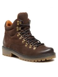 Lasocki Trapery WB-ASPIN-05 Brązowy. Brązowe kozaki damskie Lasocki, z nubiku. Za 269.99 zł.