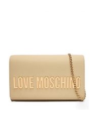 LOVE MOSCHINO Torebka JC4103PP1OKD0129 Beżowy. Brązowe torebki do ręki damskie Love Moschino, bez wzorów, ze skóry, wizytowe, bez dodatków. Za 699.99 zł.