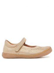 Froddo Baleriny Mary F G3140182-13 M Złoty. Żółte baleriny dziewczęce Froddo, bez wzorów, ze skóry, bez zapięcia. Za 229.99 zł.