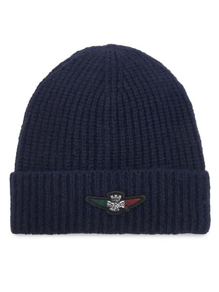 Aeronautica Militare Czapka 252CU0034UL00451 Granatowy. Niebieskie rękawiczki męskie Aeronautica Militare, na zimę, bez wzorów. Za 149.99 zł.