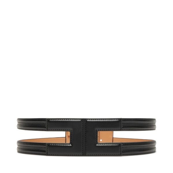 Pasek Damski Elisabetta Franchi. Czarne paski damskie Elisabetta Franchi, bez wzorów. Za 649.99 zł.