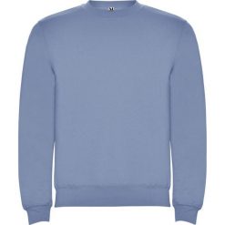 Bluza Unisex Dla Dorosłych Clasica Z Okrągłym Dekoltem. Niebieskie bluzy męskie ROLY, m, bez wzorów, bez kaptura. Za 73.99 zł.