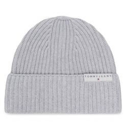 Czapka Tommy Jeans. Szare czapki i kapelusze męskie Tommy Jeans, na zimę, bez wzorów, z jeansu. Za 129.99 zł.